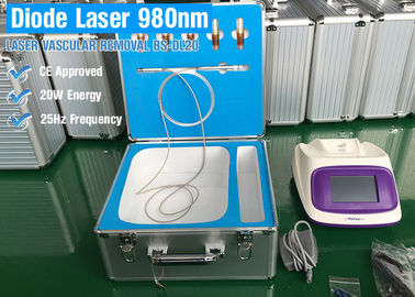 Máy làm đẹp Laser Diode 980nm để loại bỏ mạch máu / Loại bỏ tĩnh mạch mạng nhện
